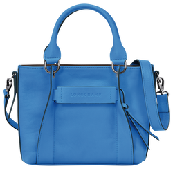 Handtasche S Longchamp 3D , Leder - Kobaltblau