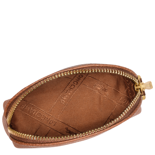 Le Foulonné Coin purse , Caramel - Leather - View 3 of  4