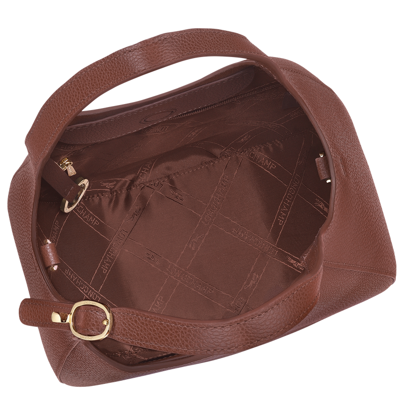 Le Foulonné S Handbag , Coffee - Leather  - View 6 of  7