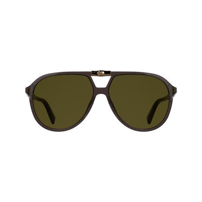 Lunettes de soleil , R&eacute;sine v&eacute;g&eacute;tale - Marron