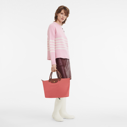 Le Pliage Original Tas met handgreep aan de bovenkant M , Grenadine - Gerecycled canvas