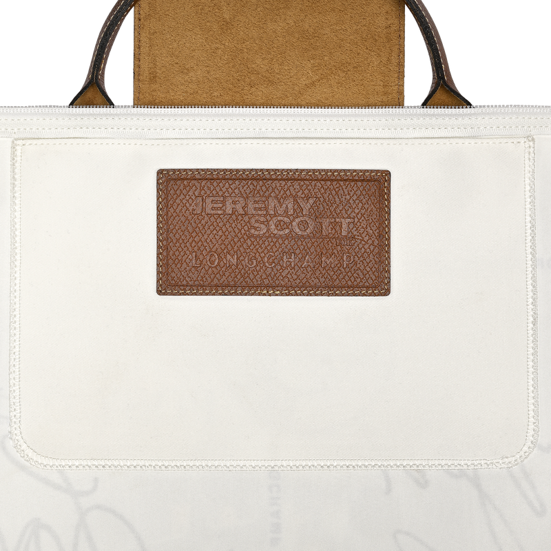 S トラベルバッグ Longchamp X Jeremy Scott , ブラウン - ファブリック  - ビュー 4: 4