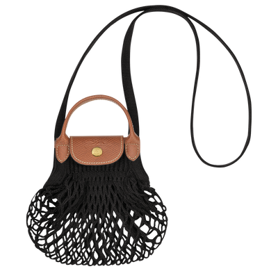 Umh&auml;ngetasche XS Le Pliage Filet , Canvas - Schwarz