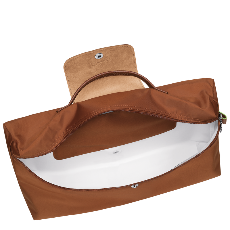 Le Pliage Green S Briefcase Cognac Recycled canvas Longchamp US