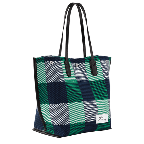 Sac cabas L Essential , Toile - Marine/Gazon - Vue 3 de 5