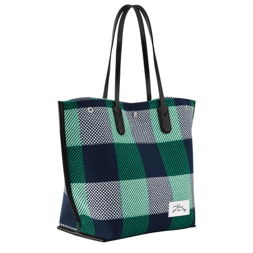 Essential L Tote bag , Navy/Lawn - Canvas - View 3 of  5