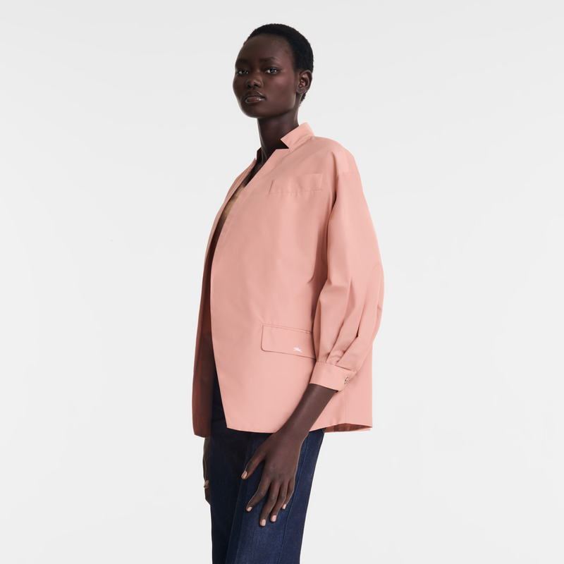 Kimono jacket , Pink Tea - Techno taffeta  - View 4 of  5
