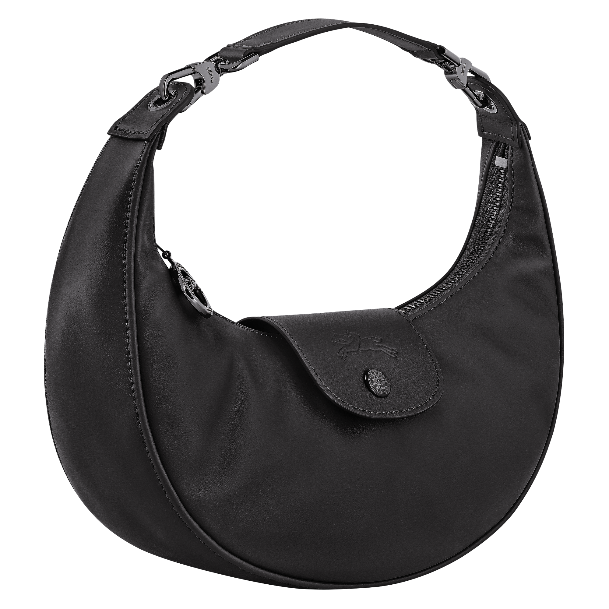 Le Pliage Xtra S Shoulder bag Black - Leather | Longchamp US