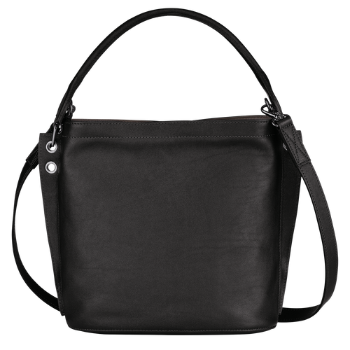 Longchamp 3D 斜背袋, 黑色