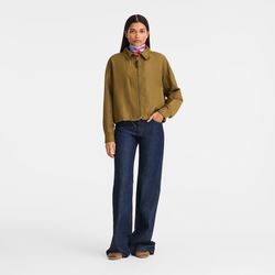 Jacket , Olive - Techno taffeta