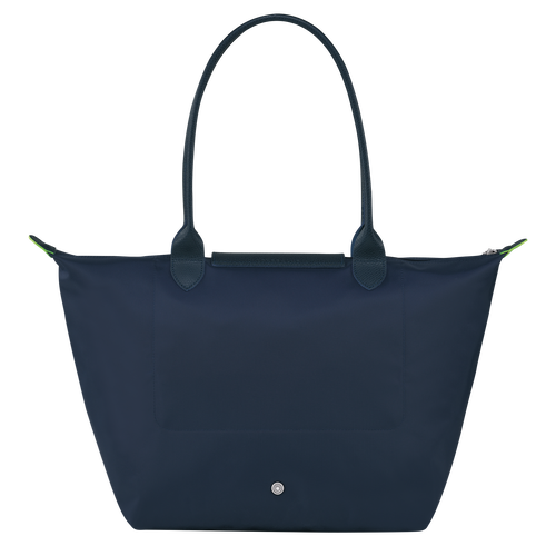 Le Pliage Green L Tote bag , Navy - Recycled canvas - View 4 of 5