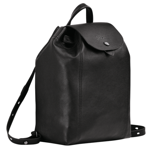 Le Pliage Cuir Backpack, Black