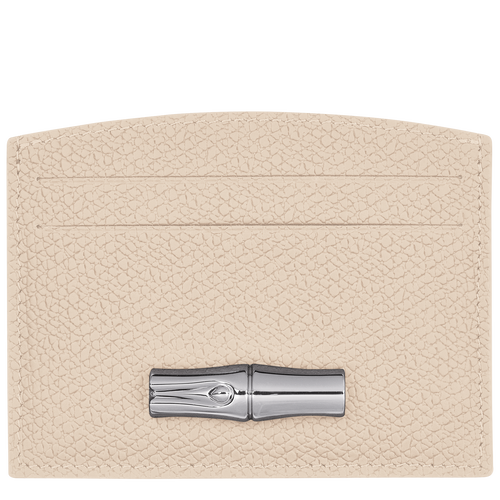 Le Roseau Card holder , Paper - Leather - View 1 of  3