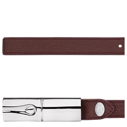 Le Roseau Ladies' belt , Burgundy - Leather