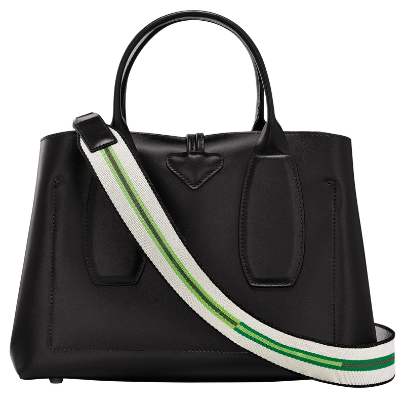 Le Roseau M Handbag , Black - Leather  - View 4 of 7