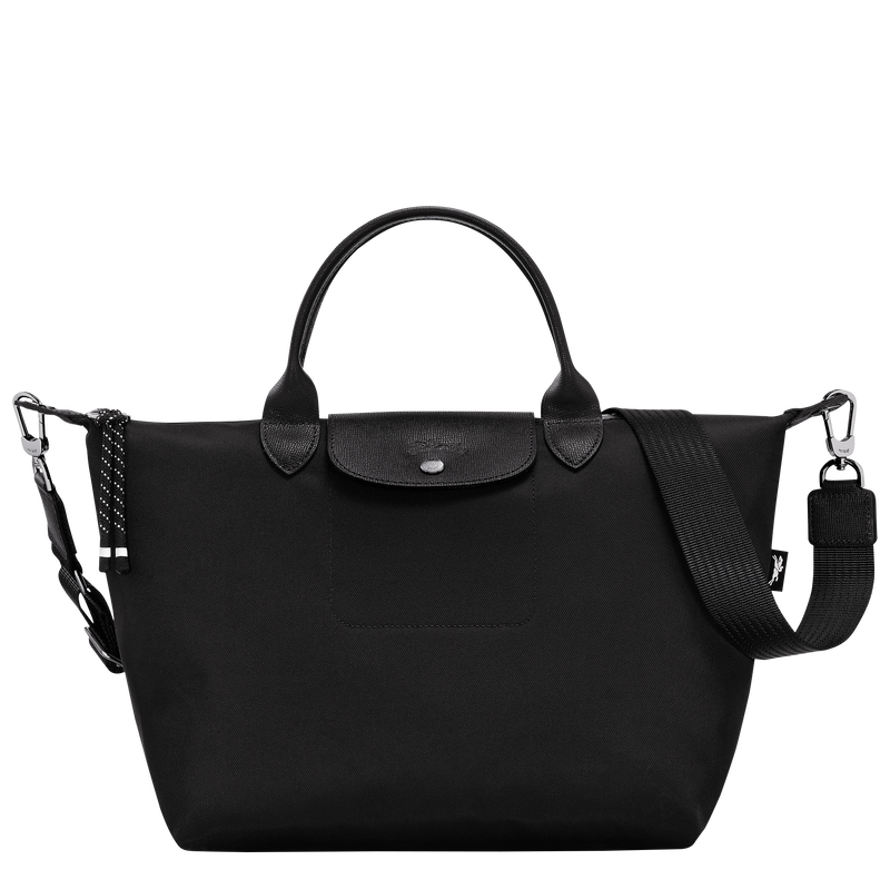 Le Pliage Energy L Handbag , Black - Recycled canvas  - View 1 of  5