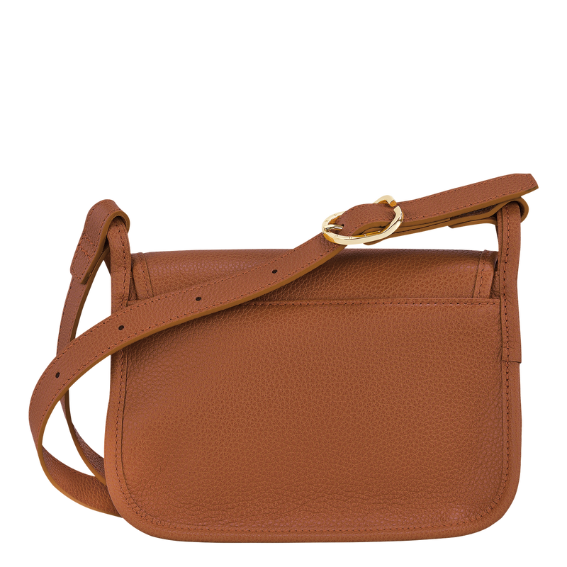 Le Foulonné XS Crossbody bag , Caramel - Leather  - View 4 of  5