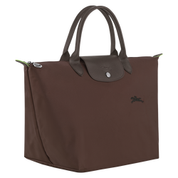 Le Pliage Green M Handbag , Mocha - Recycled canvas