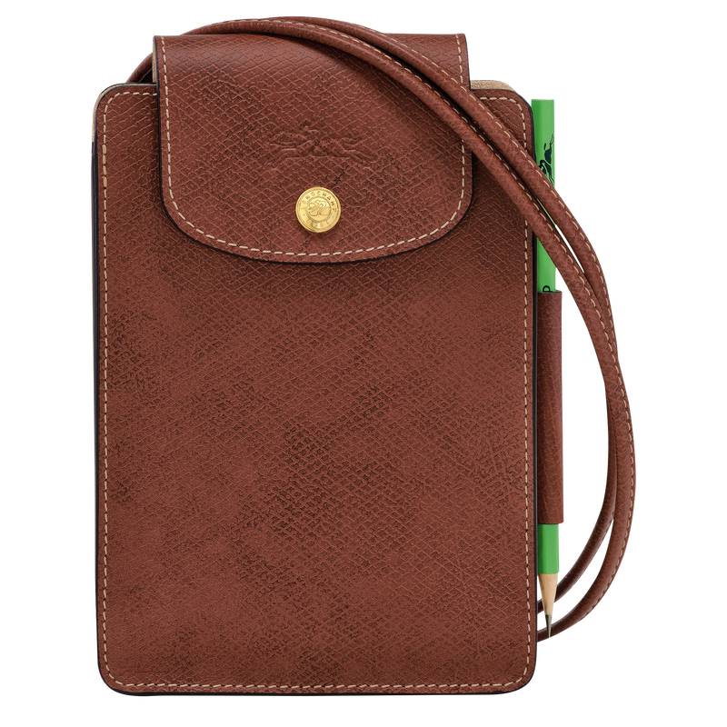 Épure XS Crossbody bag , Brown - Leather  - View 1 of  4