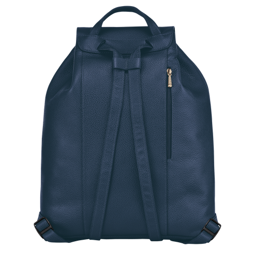 Le Foulonné Backpack , Navy - Leather - View 3 of 3