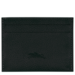 Le Foulonn&eacute; Card holder , Black - Leather
