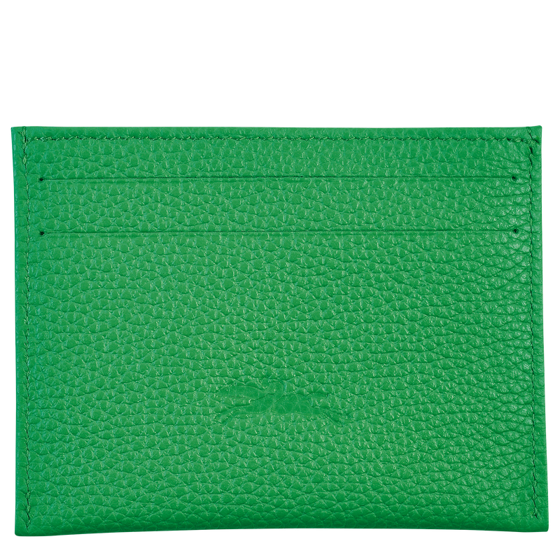Le Foulonné Cardholder Lawn - Leather (L3218021531) | Longchamp US