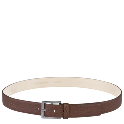 Le Pliage Men's belt , Brown - Leather