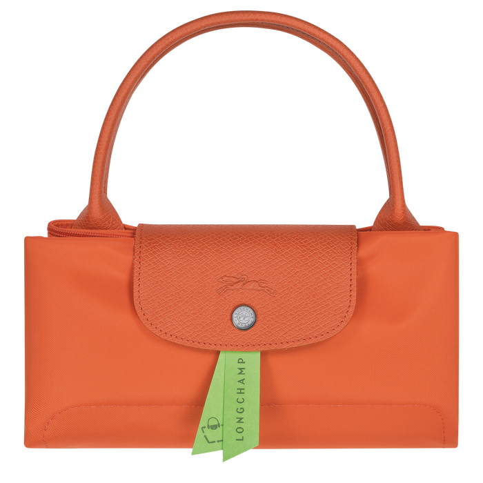 Le Pliage Green Handbag M, Carot