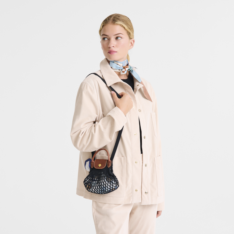 Sac filet XS Le Pliage Filet , Toile - Noir  - Vue 7 de 7