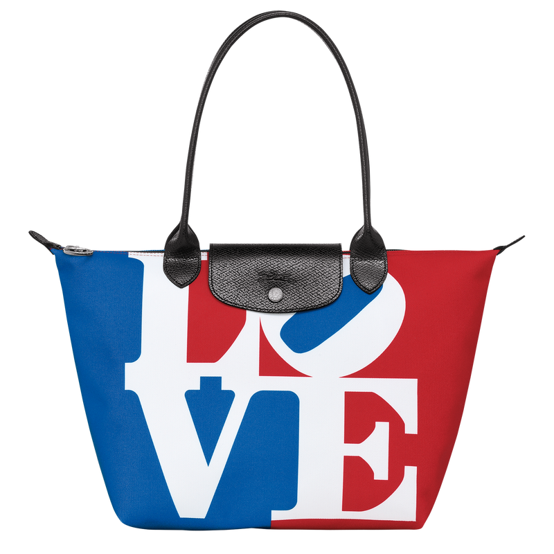 Longchamp x Robert Indiana M Tote bag , White - Canvas  - View 1 of 6
