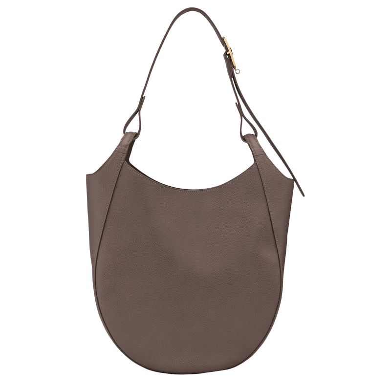 Le Foulonné L Hobo bag , Taupe - Leather  - View 4 of 6