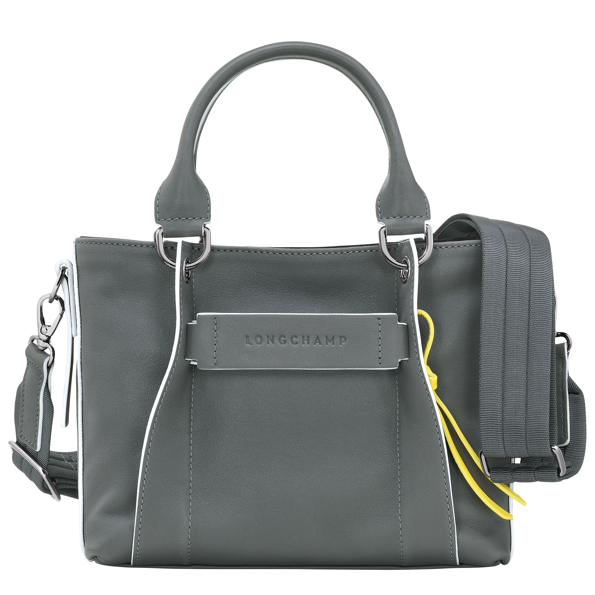 Longchamp 3D Handbag S, Gun Metal