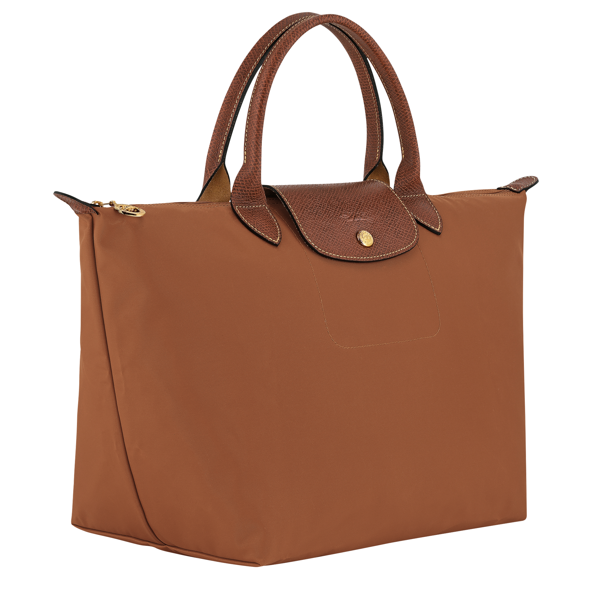 Le Pliage Original Handbag M, Cognac