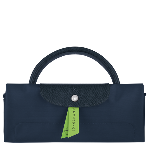 Le Pliage Green S Travel bag , Navy - Recycled canvas - View 5 of  5
