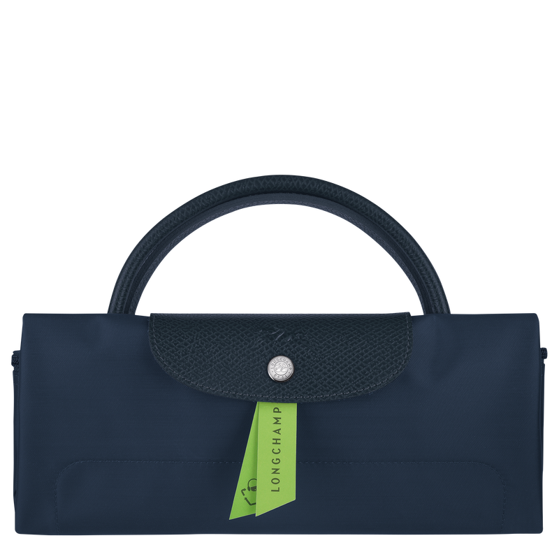 Le Pliage Green S Travel bag , Navy - Recycled canvas  - View 5 of 5