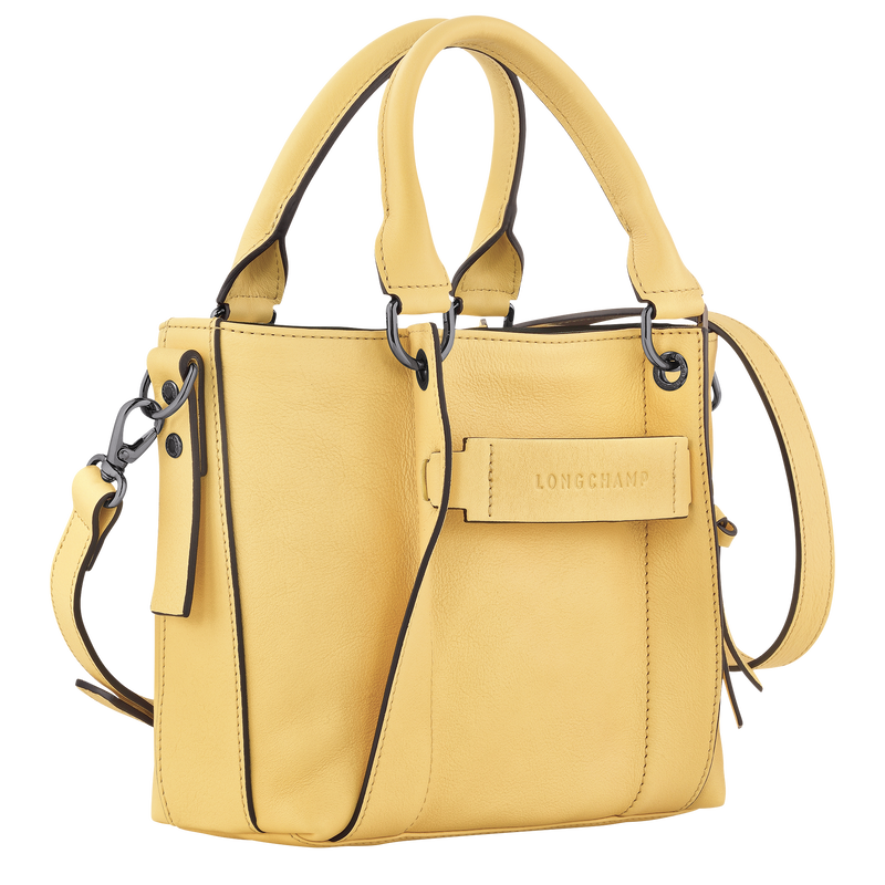 Longchamp 3D S Handbag , Wheat - Leather  - View 3 of 4