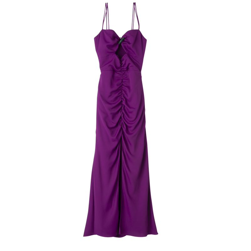 Midi-jurk , Violet - Crêpe  - Weergave 1 van  4