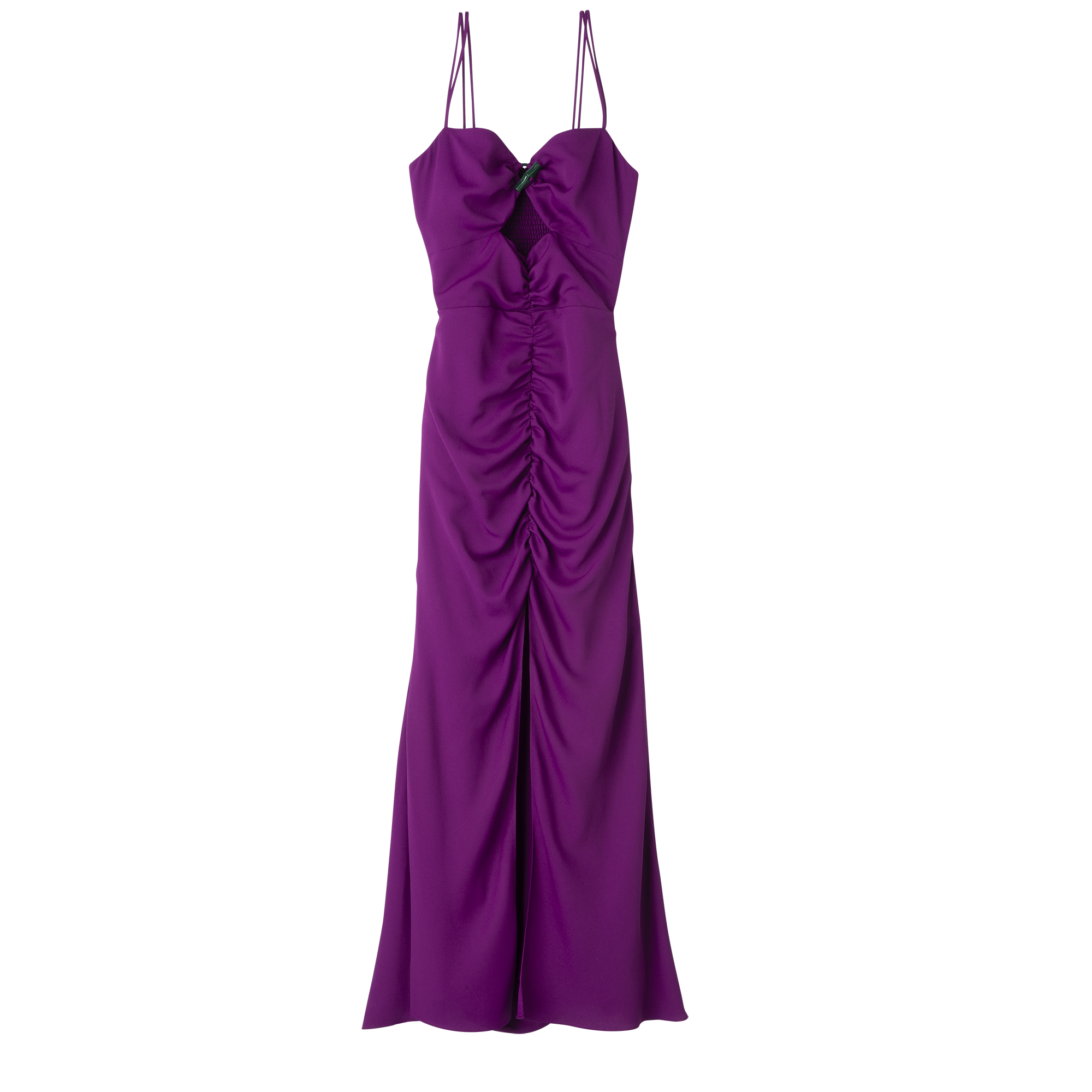 null Vestido midi, Violeta