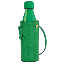 Épure Bottle holder , Green - Leather