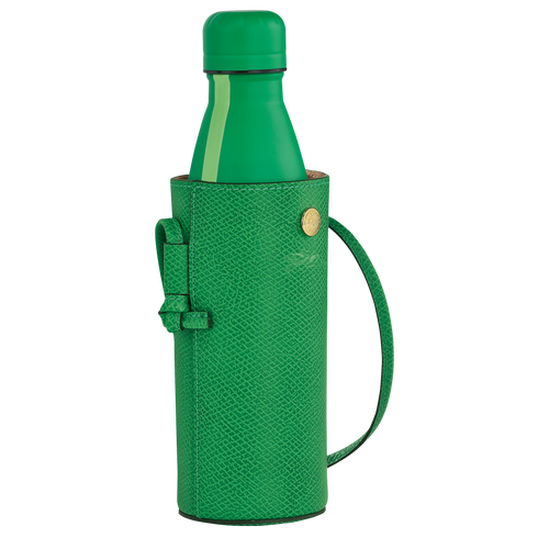 Épure Bottle holder , Green - Leather - View 2 of  4