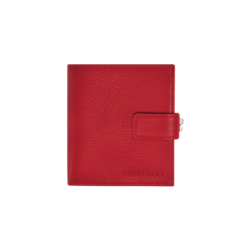 Compact wallet, 608 Vermilion Compact wallet, 608 Vermilion, hi-res