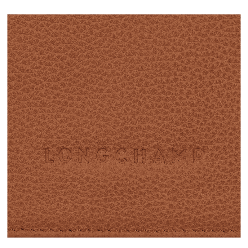 Brieftasche im Kompaktformat Le Foulonné , Leder - Caramel  - Ansicht 4 von 4