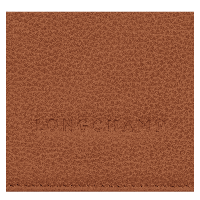Brieftasche im Kompaktformat Le Foulonné , Leder - Caramel  - Ansicht 4 von 4
