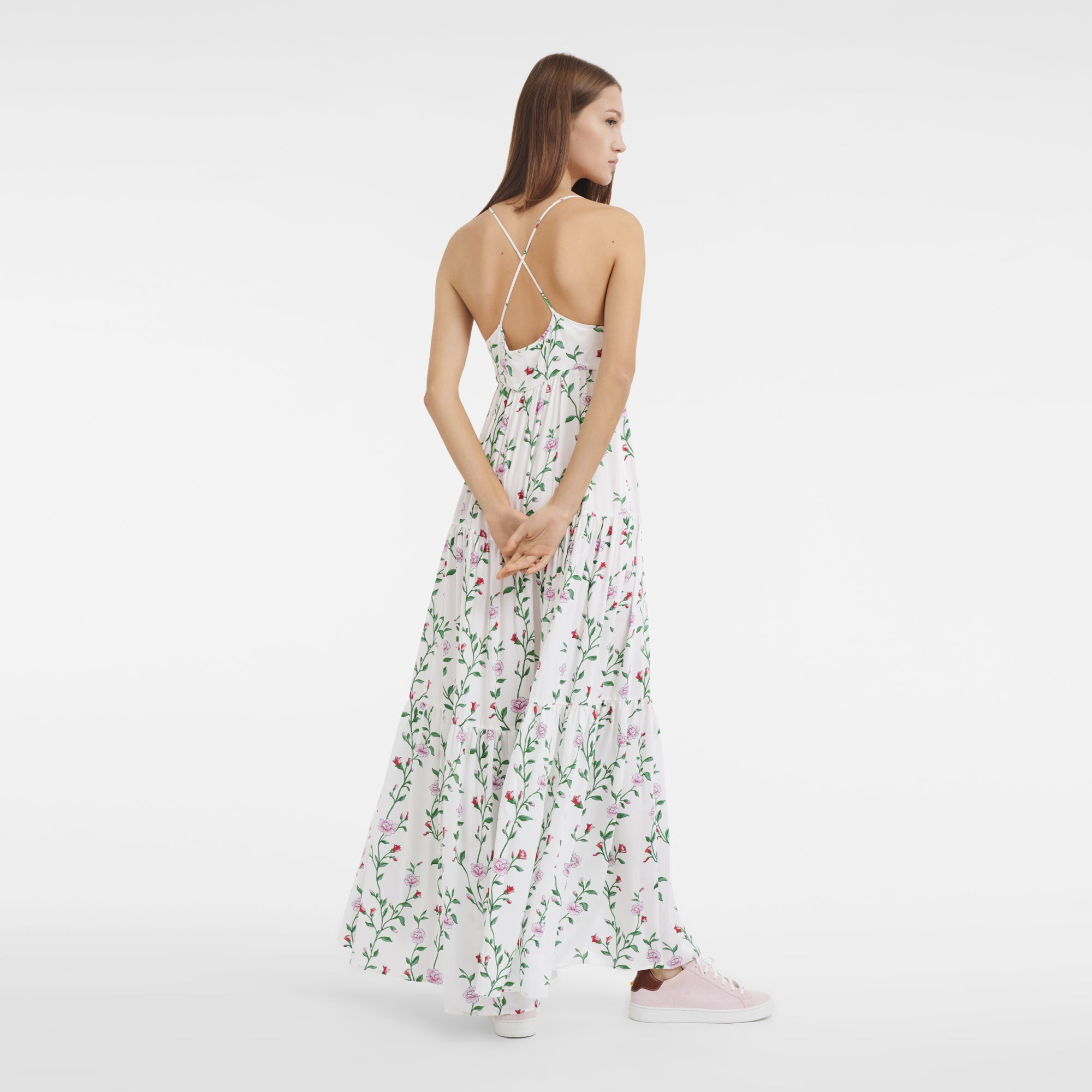 Long dress, Pink - View 3 of
3 - zoom in Fall-Winter 2023 Collection Long dress, Pink