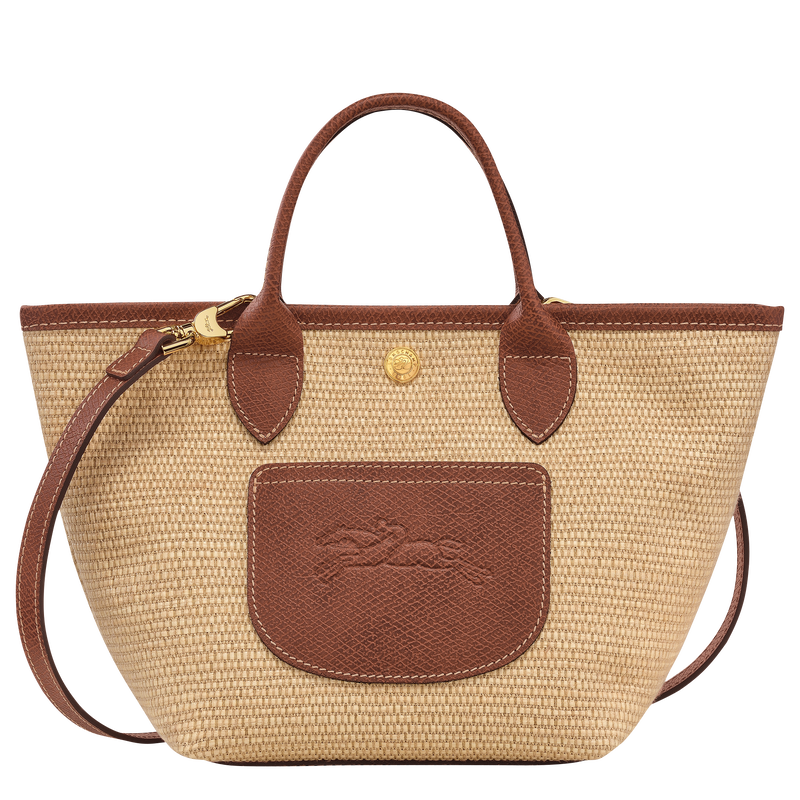 Le Pliage Collection XS Basket bag , Brown - Canvas  - View 1 of  6