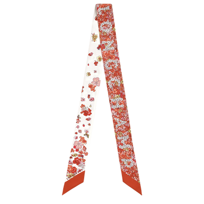 Frise Fleurie Banda , Seda - Coral