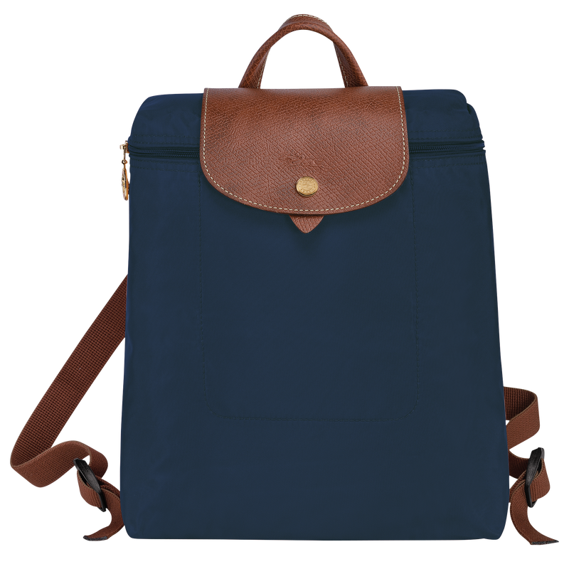 Rucksack M Le Pliage Original , Recyceltes Canvas - Marine  - Ansicht 1 von 6