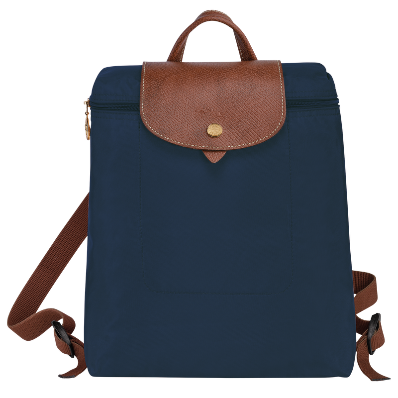 Le Pliage Original Backpack , Navy - Recycled canvas  - View 1 of  5
