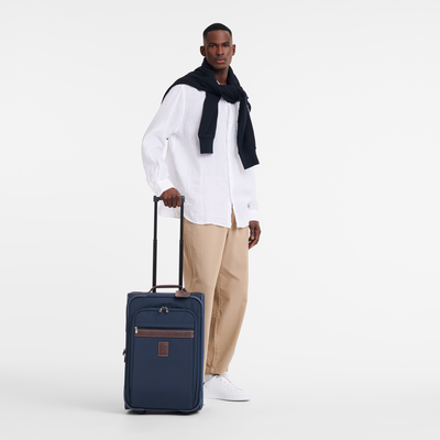 Valise M Boxford , Toile recycl&eacute;e - Bleu