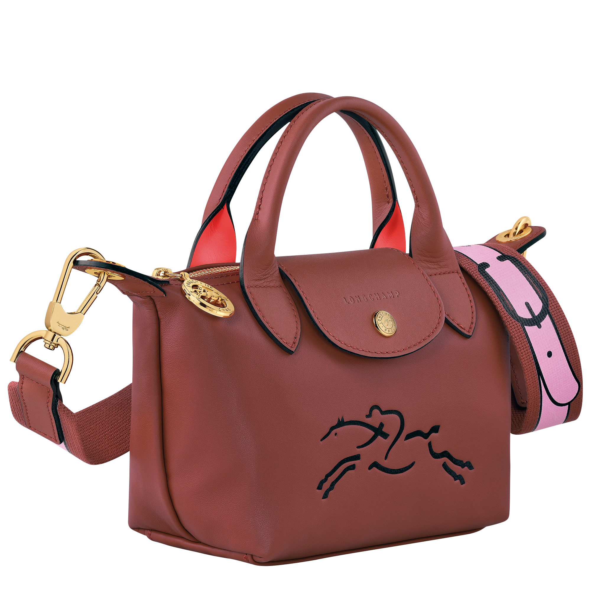 Le Pliage Xtra Sac à main XS, Acajou